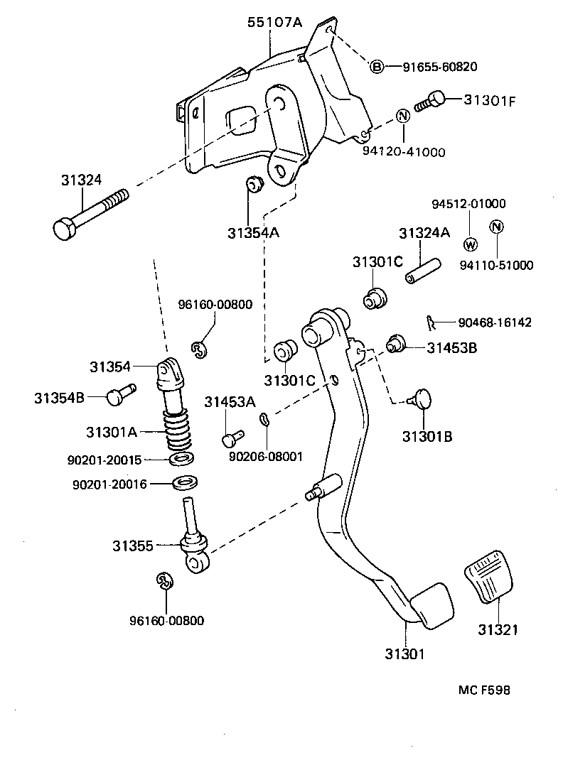 96812-51350 HOSE, CLUTCH, NO.1 product image