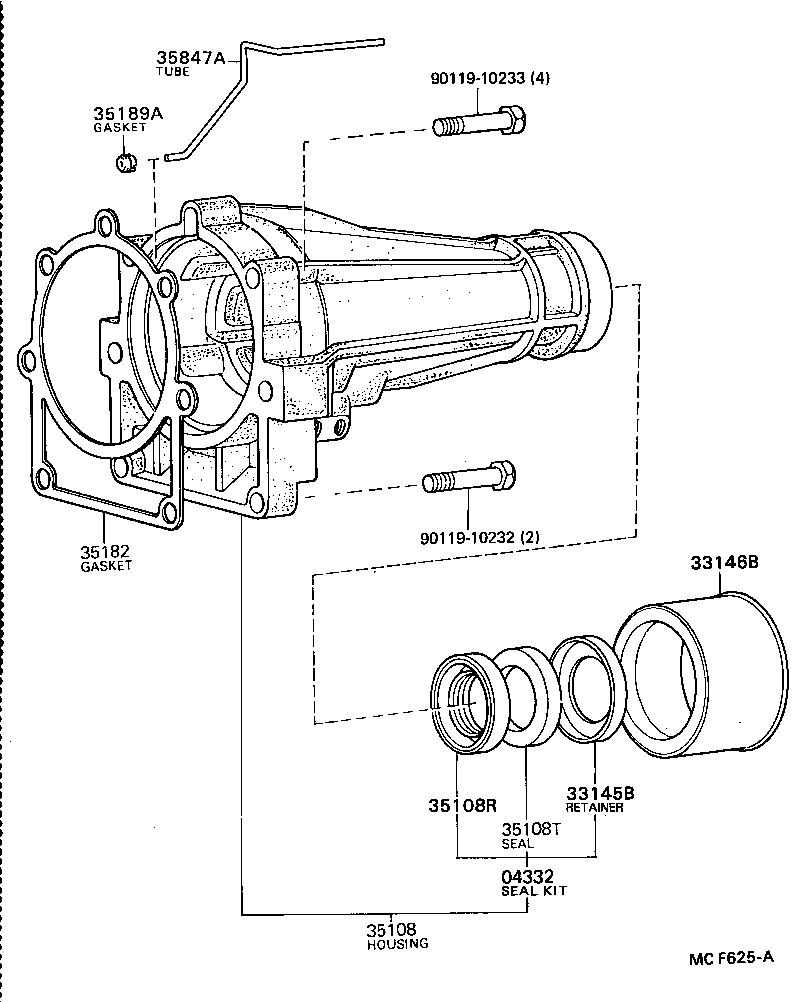 35108-24030 HOUSING SUB-ASSY, EXTENSION (ATM) product image