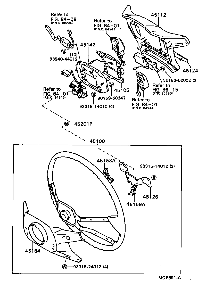 45105-24070 PLATE SUB-ASSY, HORN BUTTON CONTACT, NO.1 product image