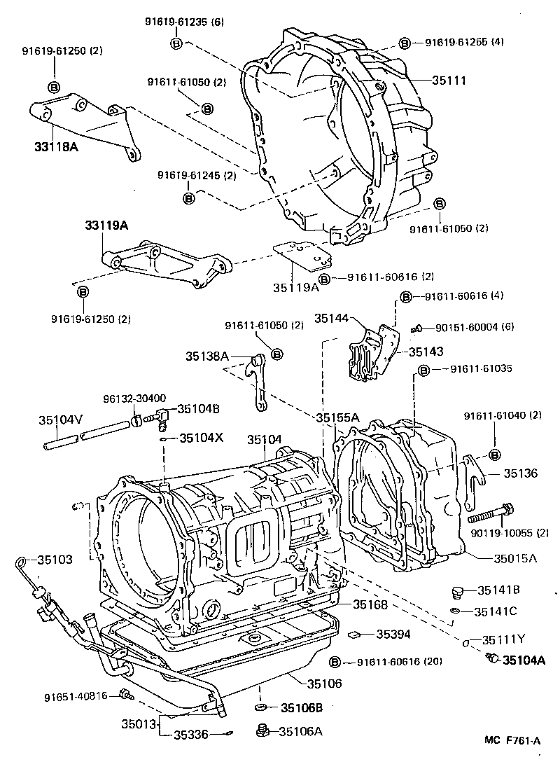 35013-60021 TUBE SUB-ASSY, TRANSMISSION OIL FILLER product image