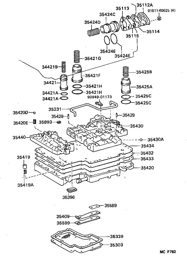 35420-60030 BODY ASSY, LOWER VALVE product image