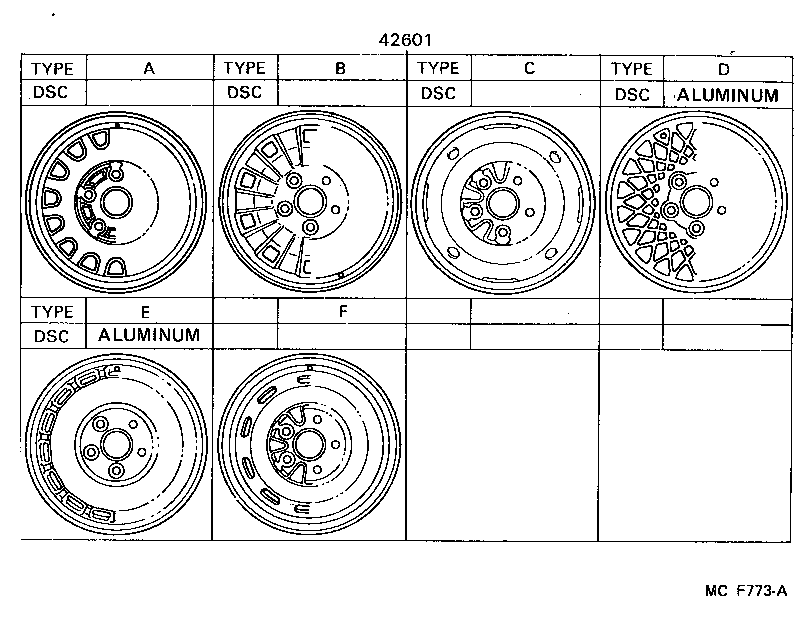 Toyota 42603-32070 ORNAMENT SUB-ASSY, WHEEL HUB