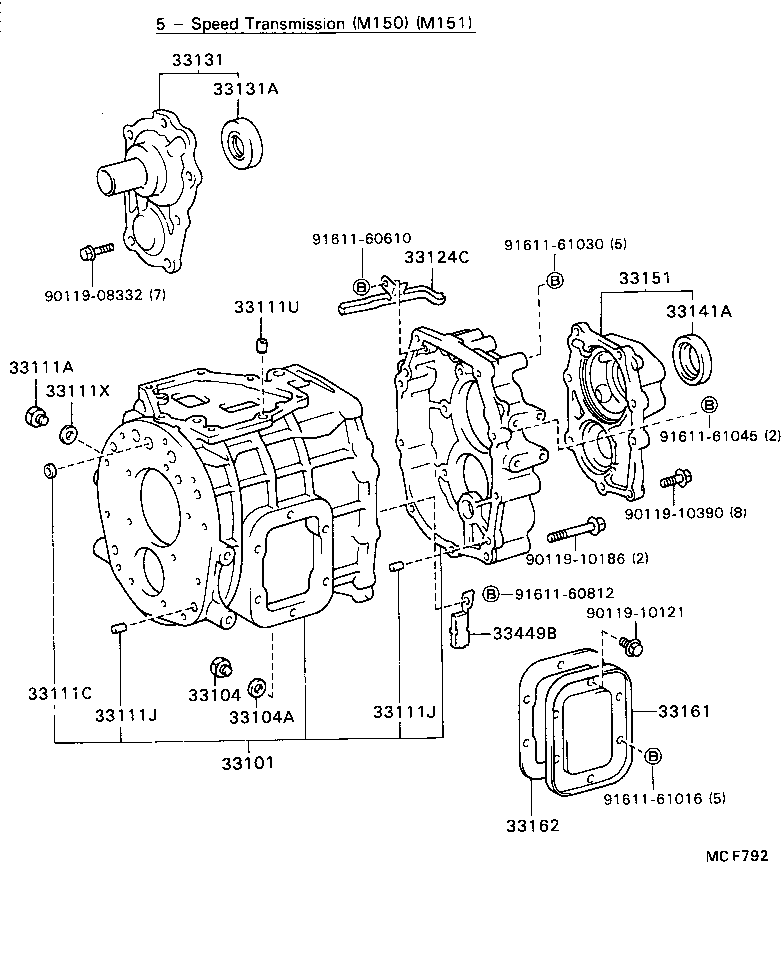 31111-36221 HOUSING, CLUTCH product image