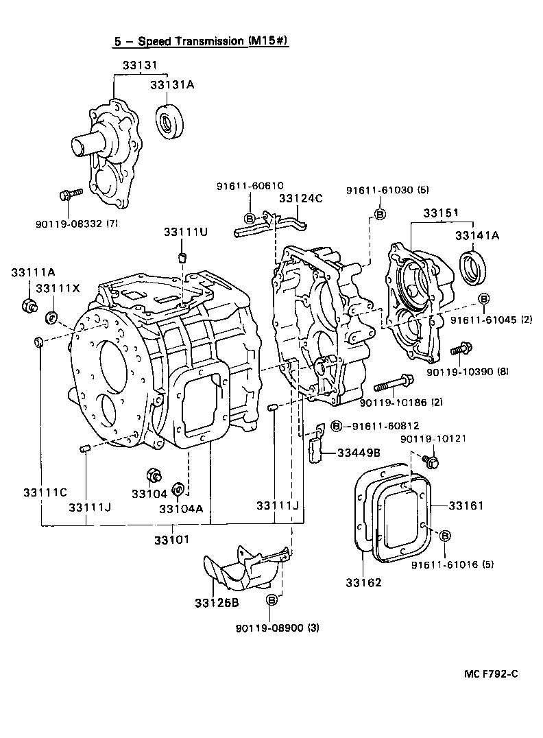 31111-36280 HOUSING, CLUTCH product image