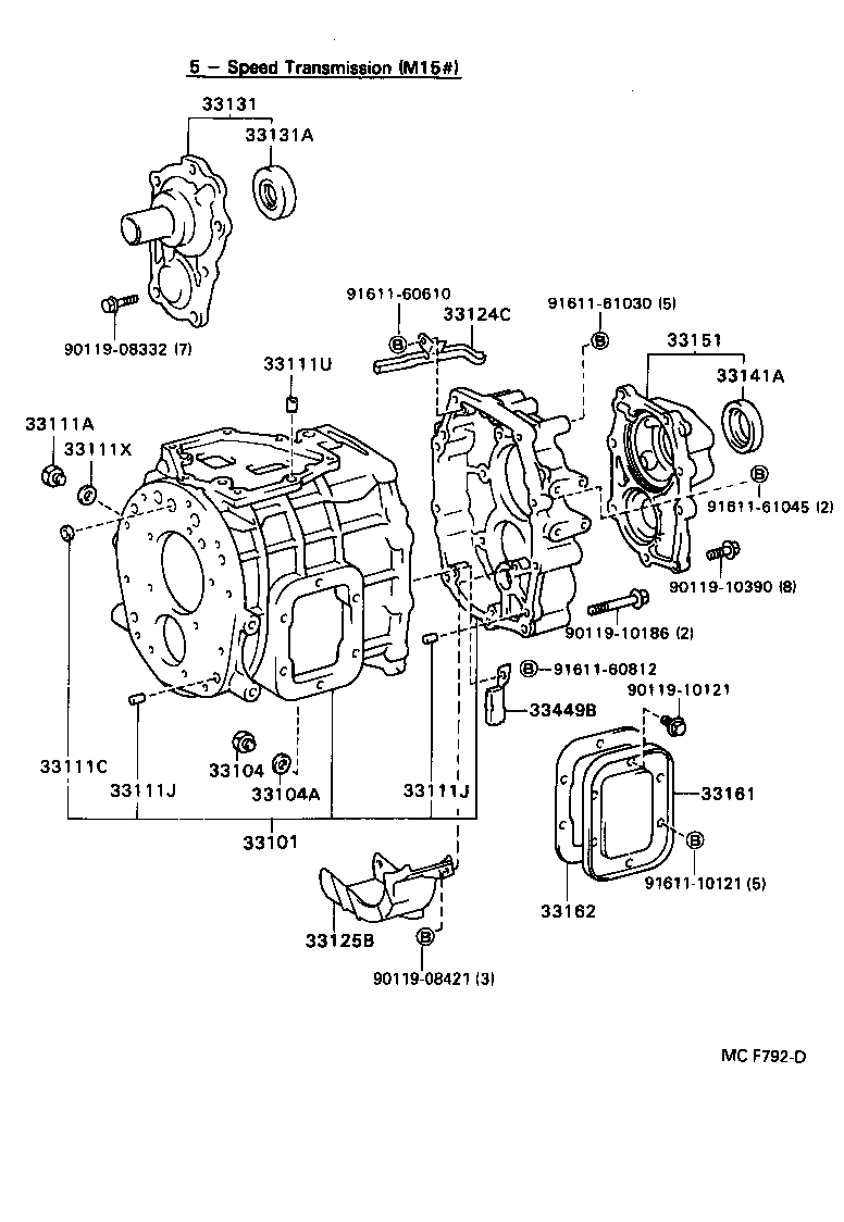 31111-36250 HOUSING, CLUTCH product image