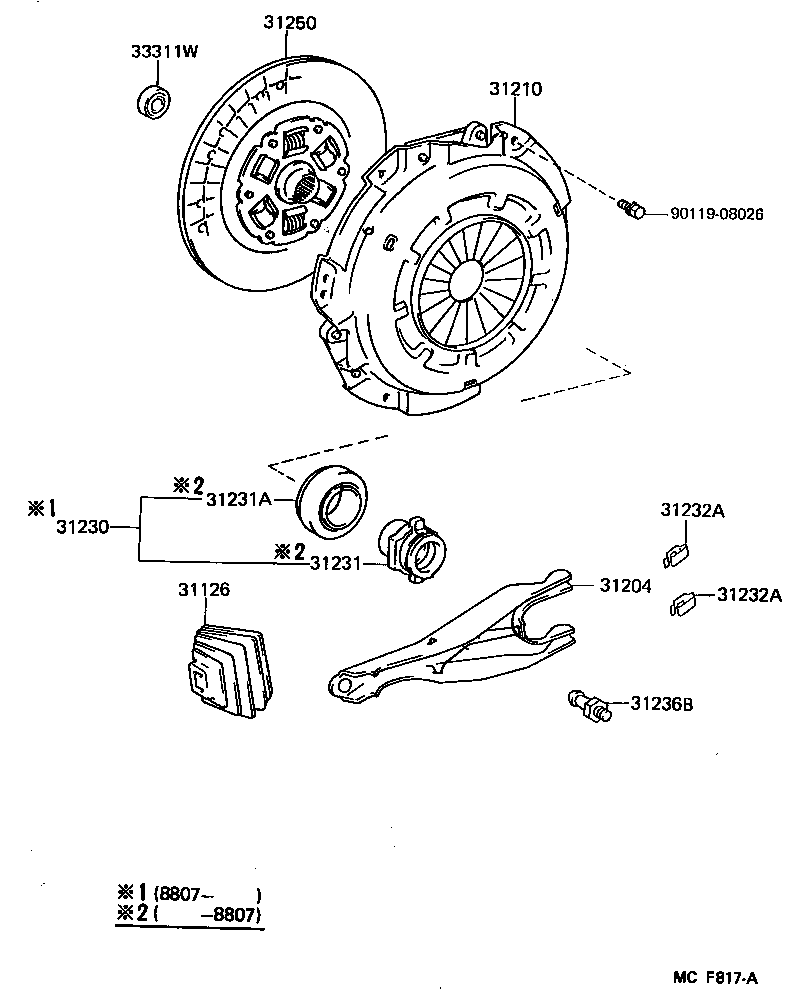 31250-25111 DISC ASSY, CLUTCH product image