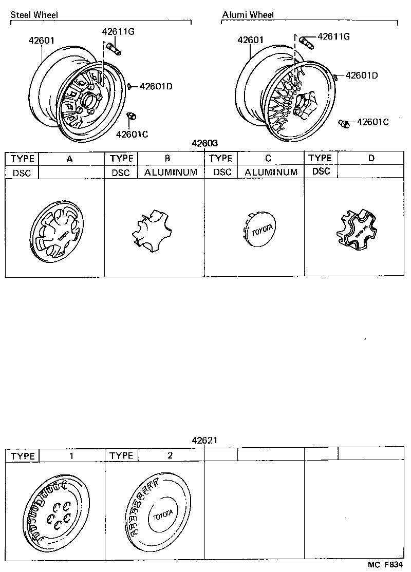 42611-32100 WHEEL, DISC product image