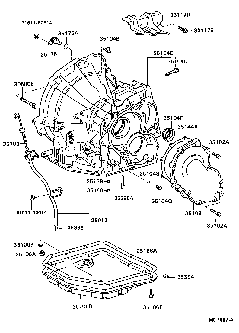 Toyota 35395-32020 STRAINER, GOVERNOR OIL