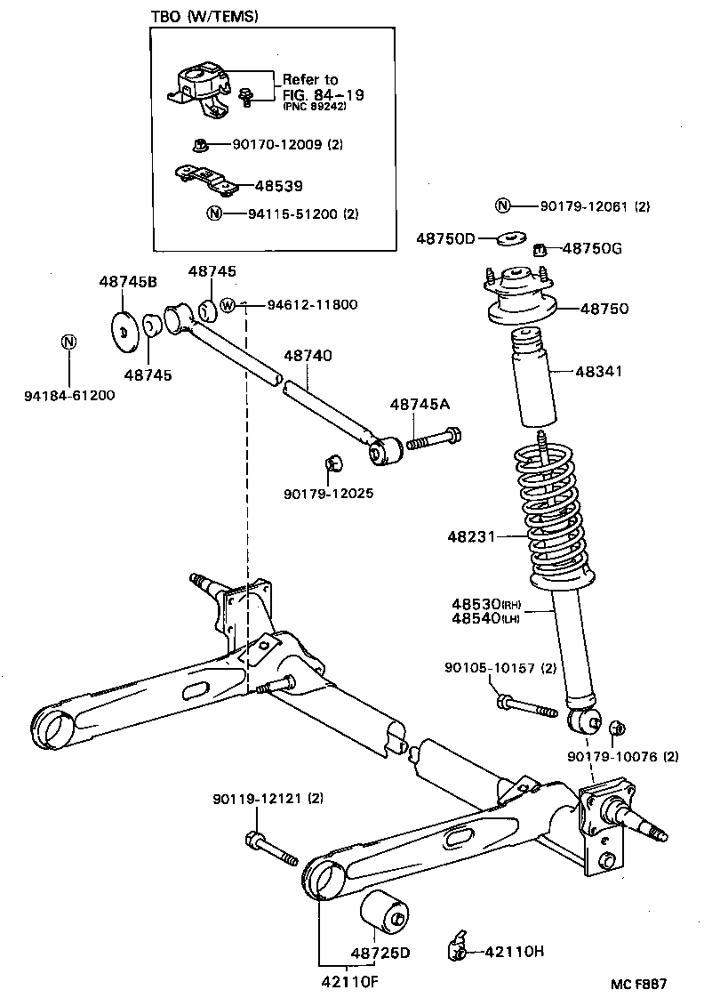 48231-16341 SPRING, COIL, REAR product image