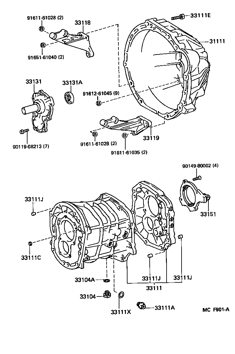 31111-22114 HOUSING, CLUTCH product image