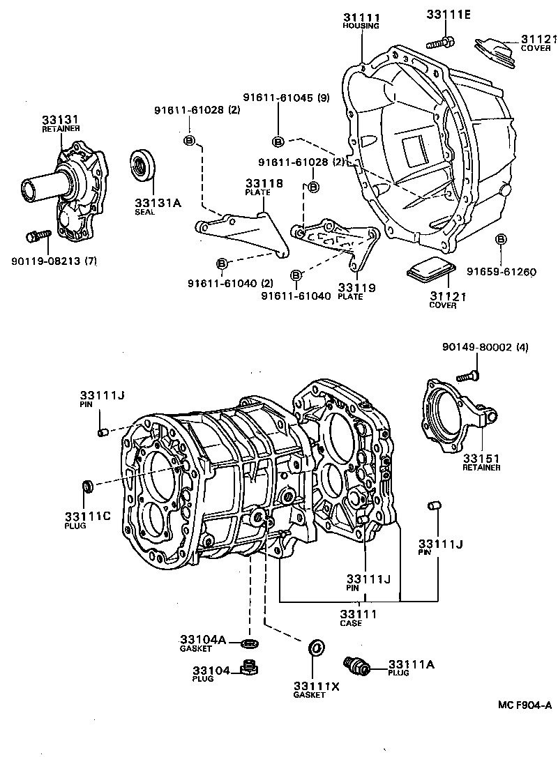 31111-20230 HOUSING, CLUTCH product image