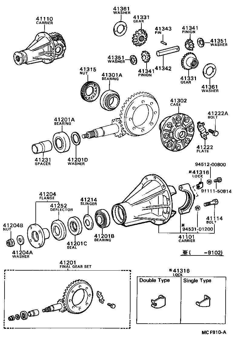 41331-22070 GEAR, REAR DIFFERENTIAL SIDE product image