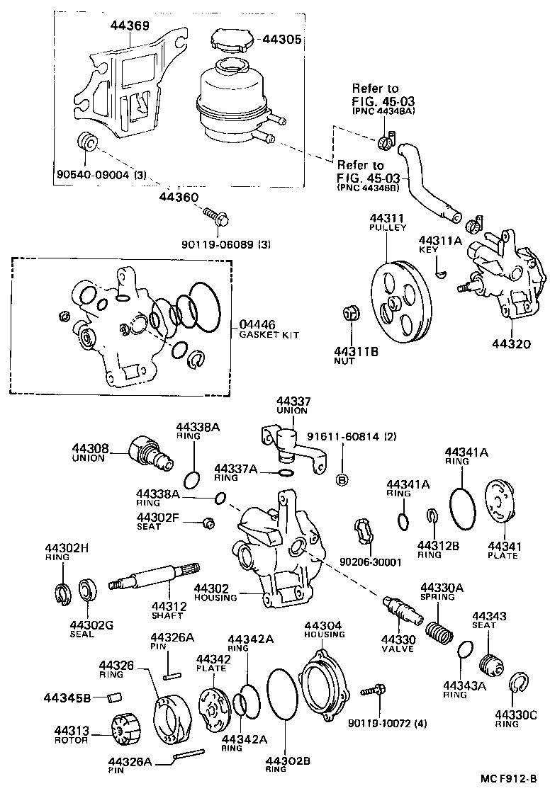 44320-22411 PUMP ASSY, VANE product image