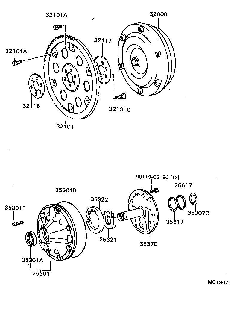 35321-22100 GEAR, FRONT OIL PUMP DRIVE product image