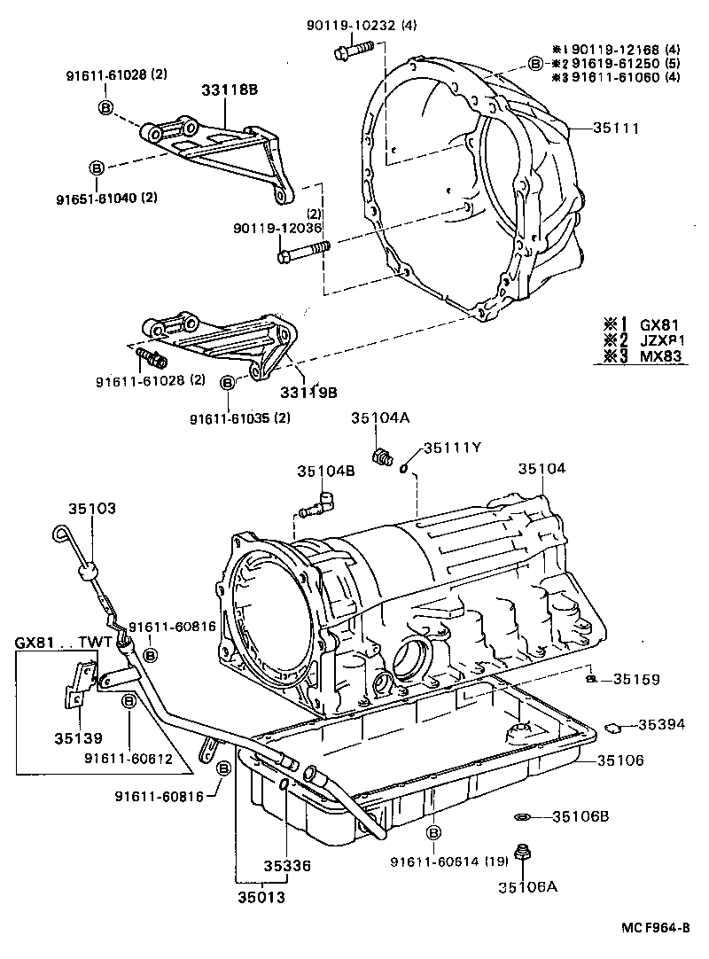 35013-22310 TUBE SUB-ASSY, TRANSMISSION OIL FILLER product image