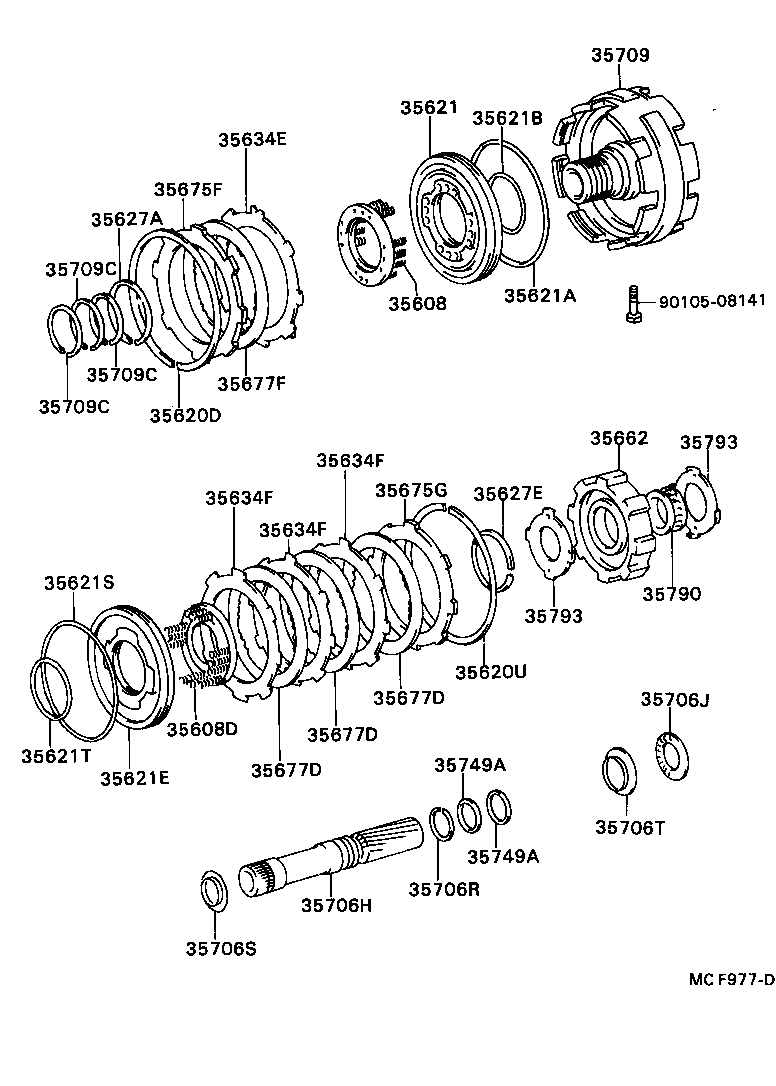 35709-28010 SUPPORT SUB-ASSY, CENTER product image