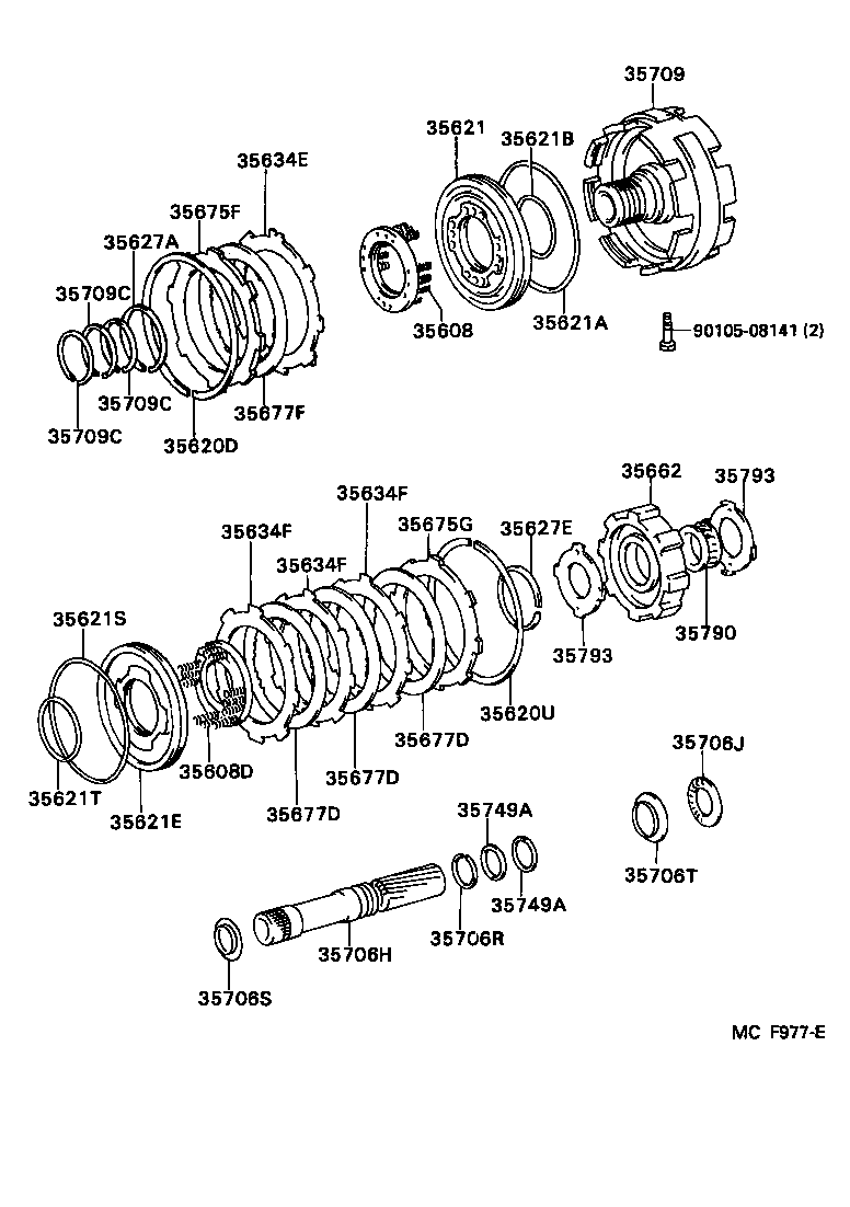 35791-22030 CLUTCH ASSY, 1 WAY product image