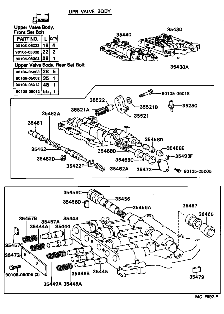 35432-22210 PLATE, VALVE BODY, NO.1 product image