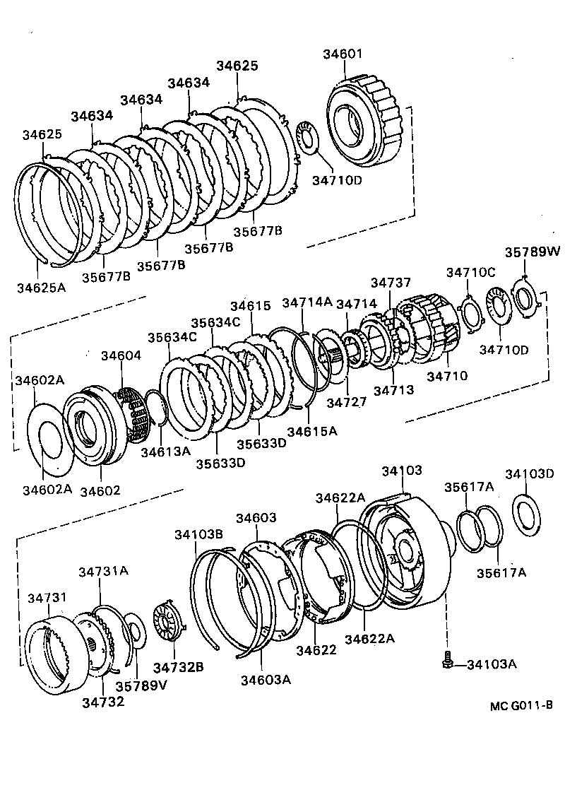 35677-30160 DISC, CLUTCH (FOR OVERDRIVE) product image