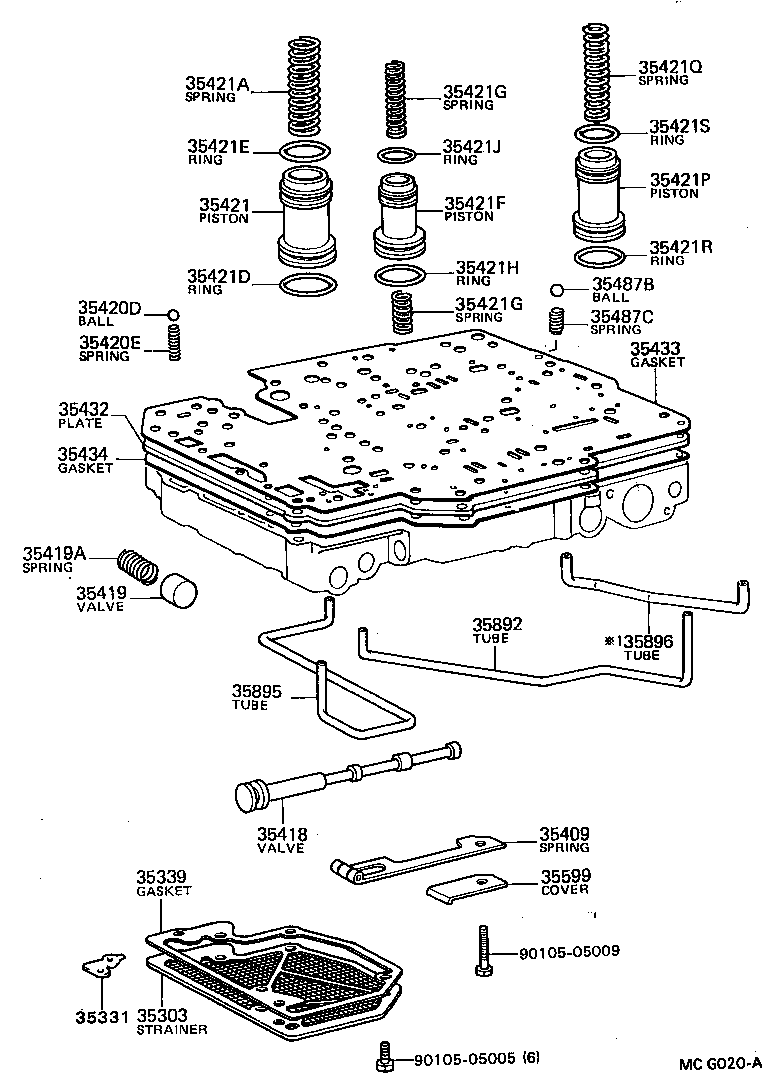 35339-28020 GASKET, OIL STRAINER product image