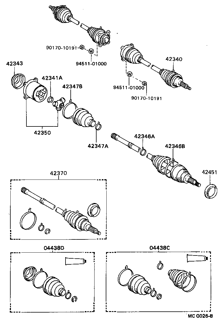42340-32012 SHAFT ASSY, REAR DRIVE product image