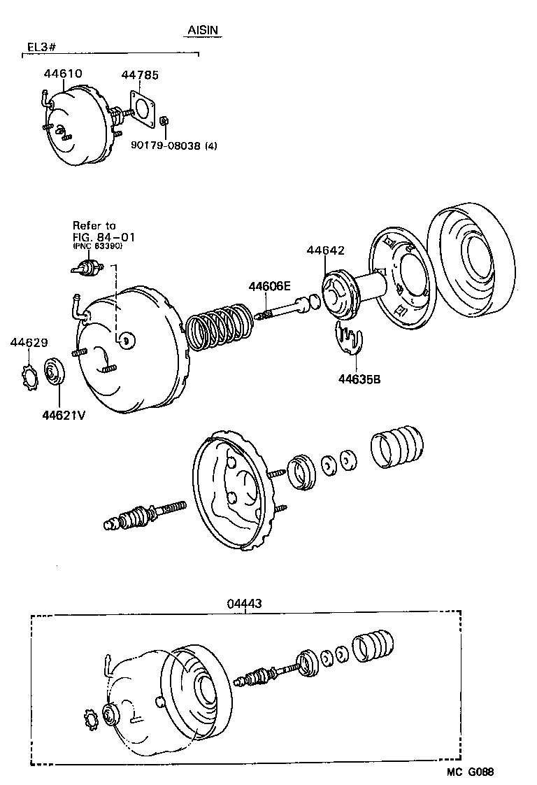 44772-16140 HOSE, CHECK VALVE TO BRAKE BOOSTER product image