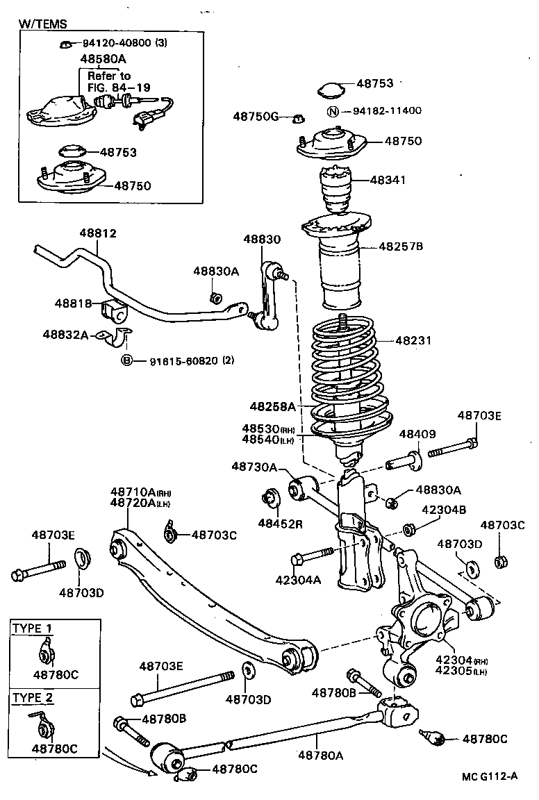 48231-32670 SPRING, COIL, REAR product image