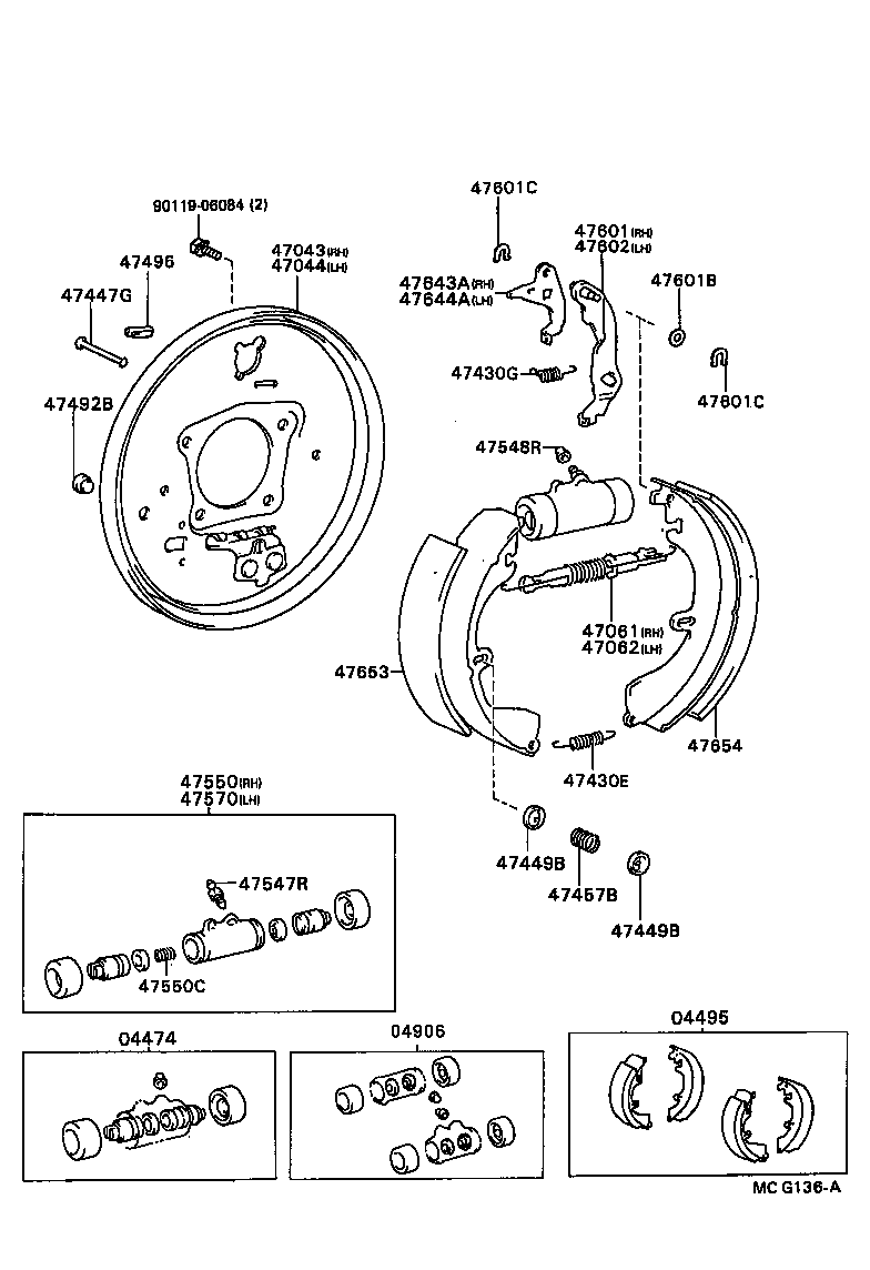 47051-10021 PISTON, WHEEL BRAKE CYLINDER(FOR REAR BRAKE) product image