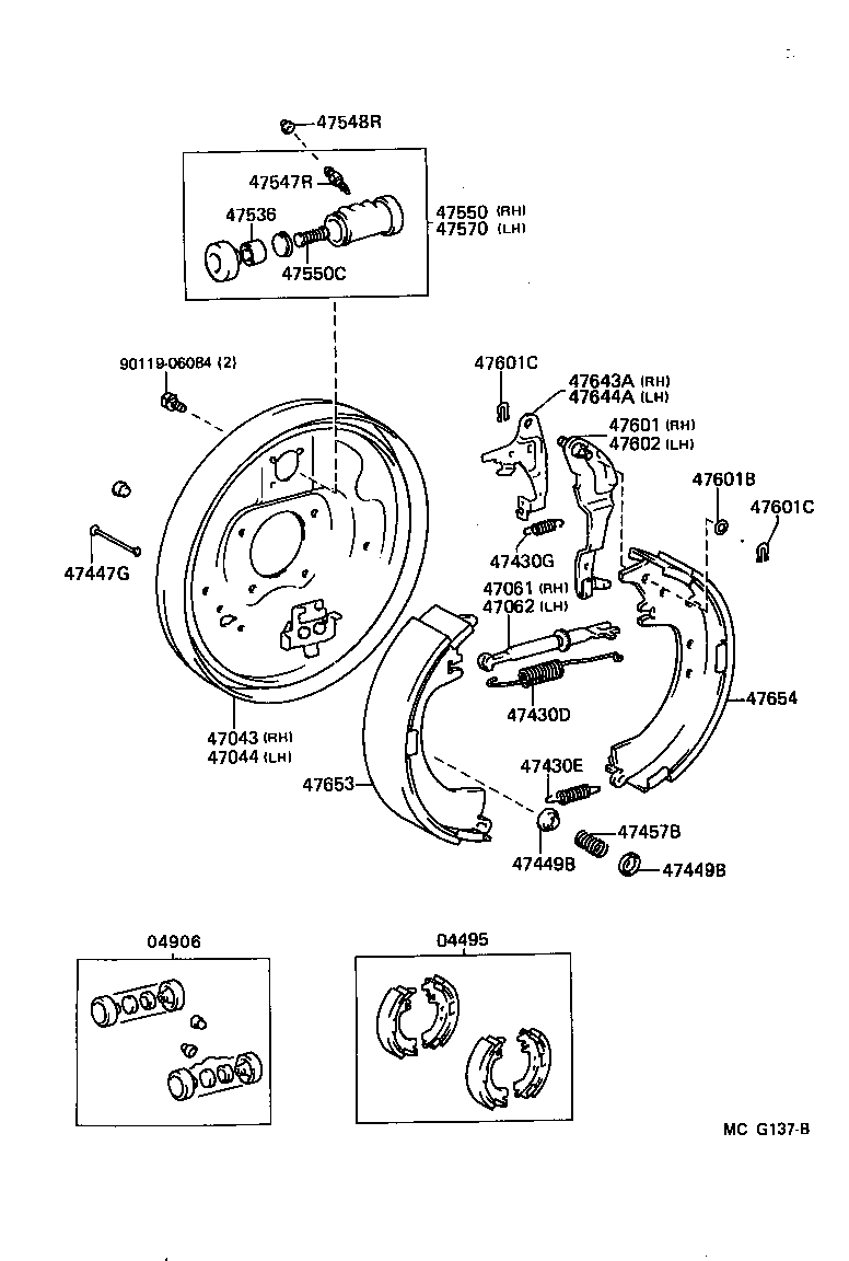 47051-10021 PISTON, WHEEL BRAKE CYLINDER(FOR REAR BRAKE) product image