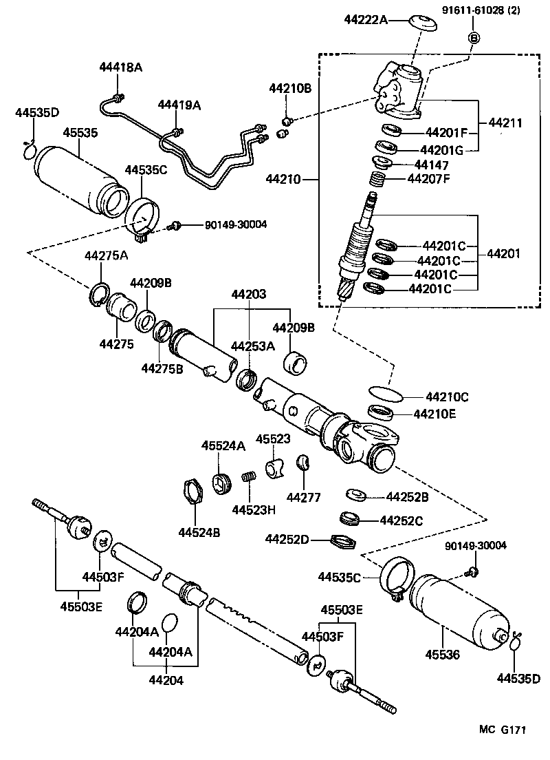 90430-12013 GASKET(FOR STEERING TURN PRESSURE TUBE) product image
