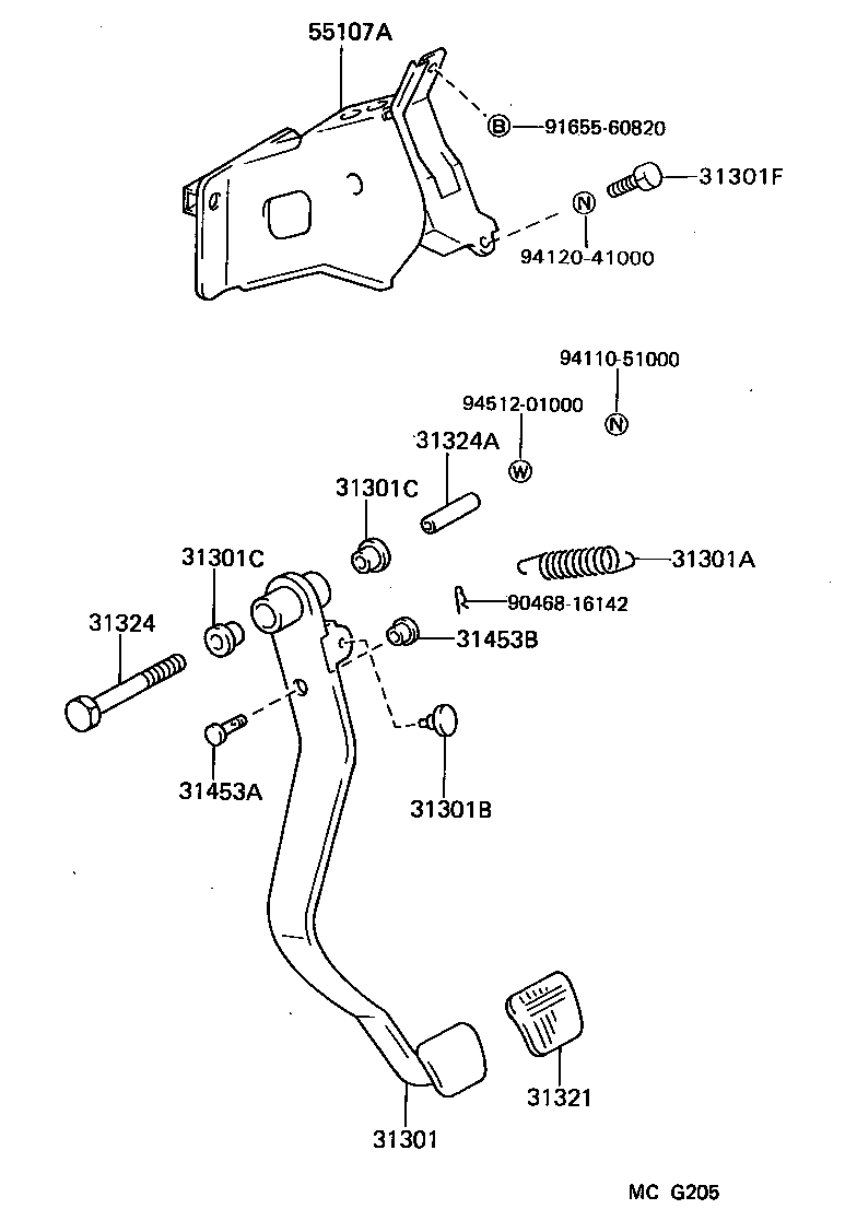 31482-22140 TUBE, CLUTCH RELEASE CYLINDER TO FLEXIBLE HOSE product image