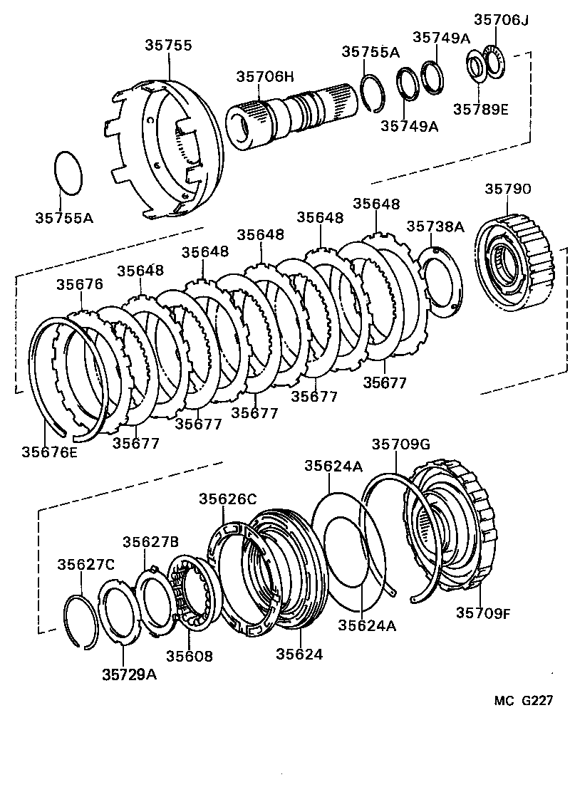 35790-50010 CLUTCH ASSY, 1 WAY product image