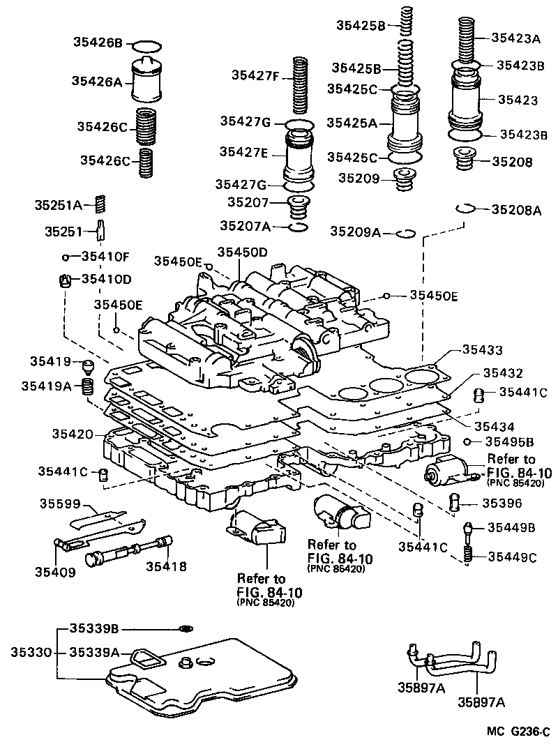 35432-22161 PLATE, VALVE BODY, NO.1 product image