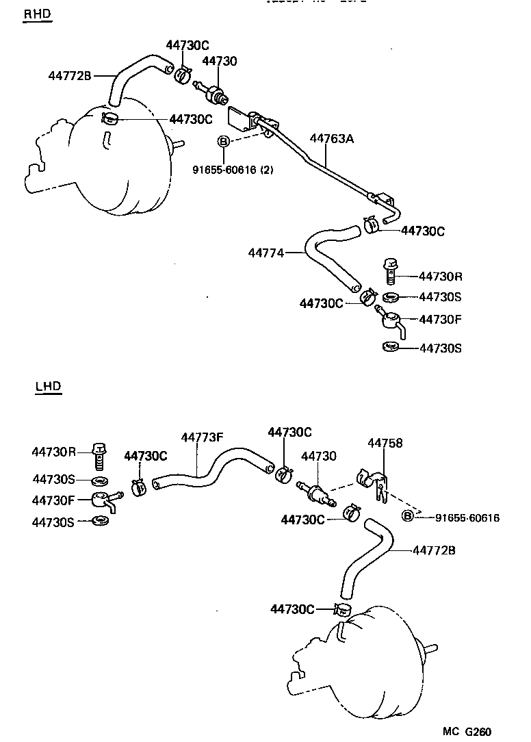 44610-14830 BOOSTER ASSY, BRAKE product image