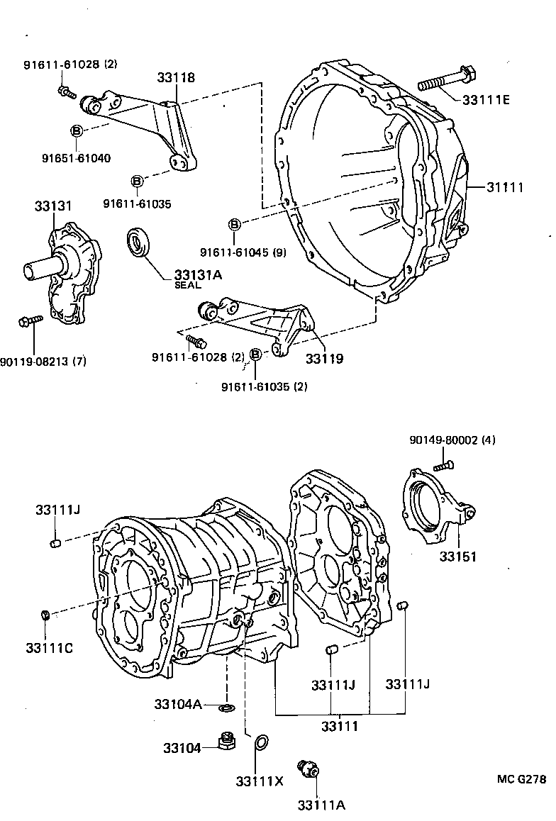 31111-20230 HOUSING, CLUTCH product image