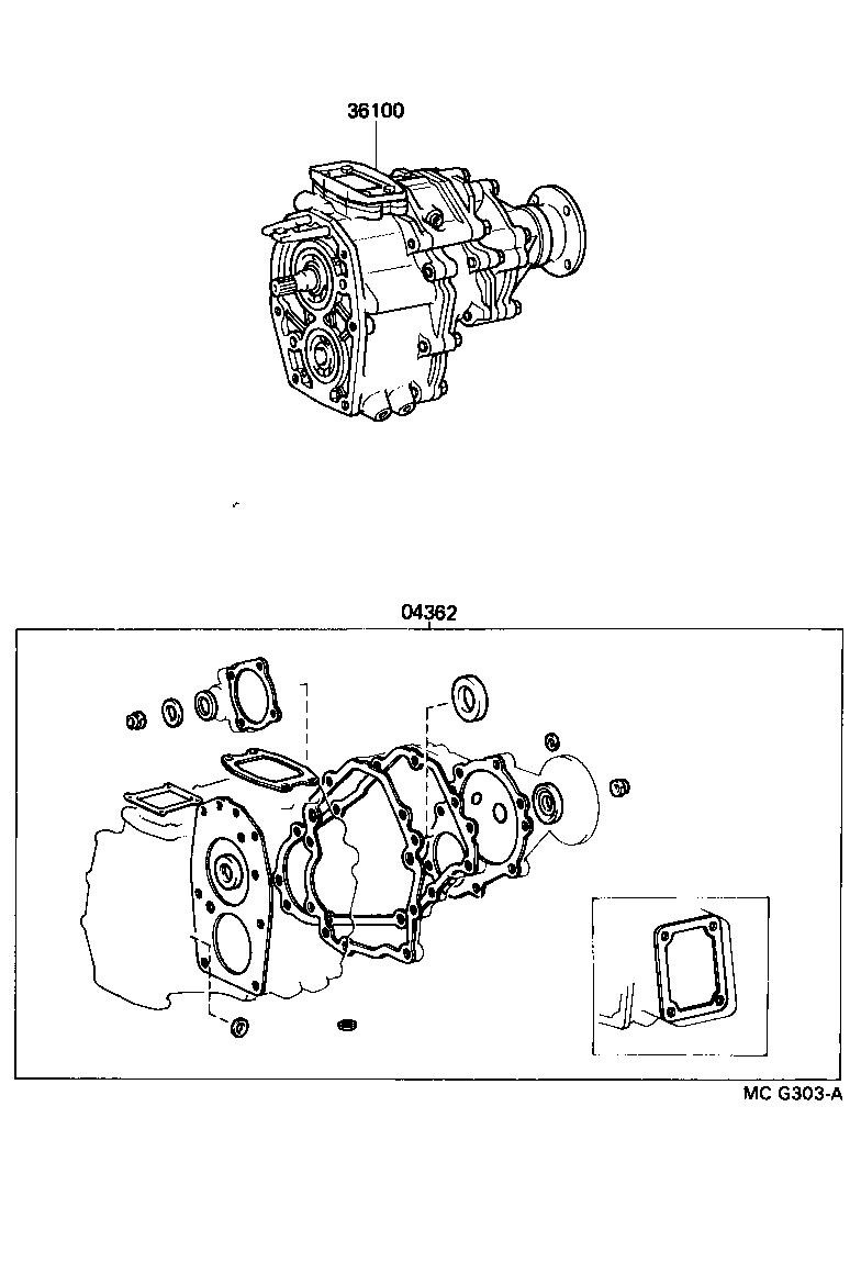 36100-35331 TRANSFER ASSY product image