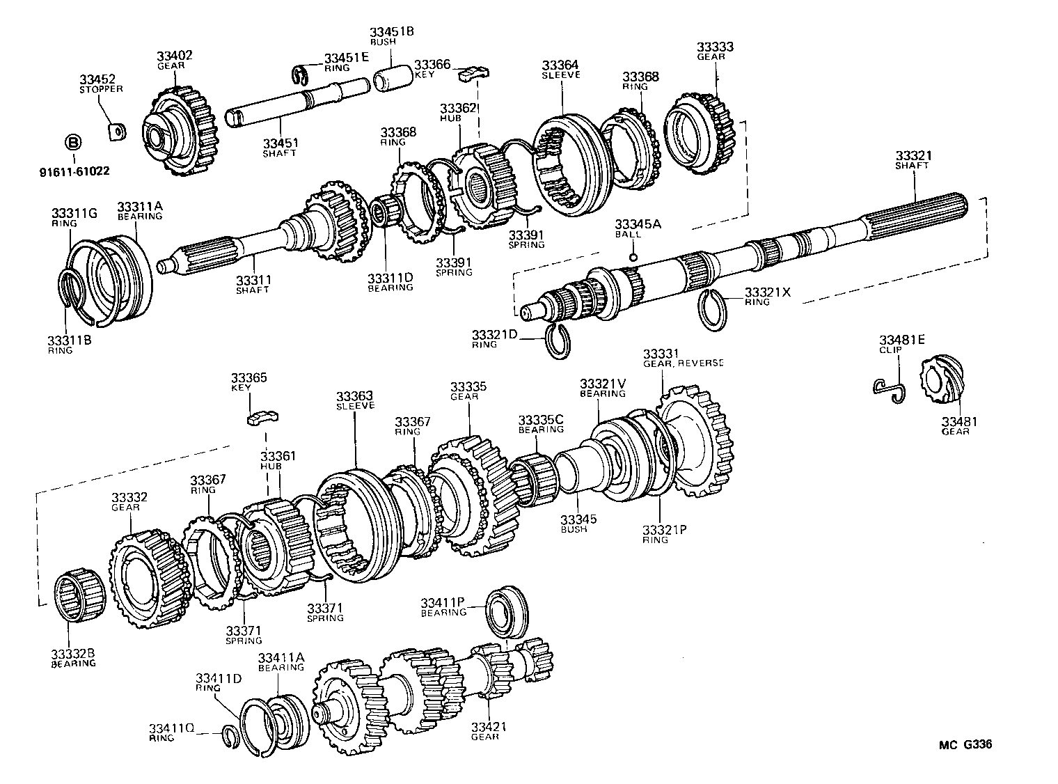 33176-35011 SEPARATOR, MANUAL TRANSMISSION OIL, NO.1 product image