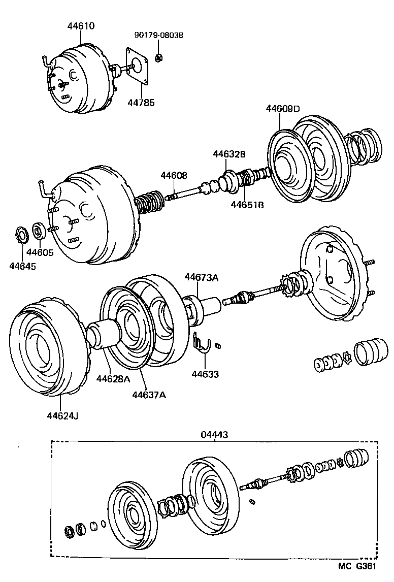 44772-35280 HOSE, CHECK VALVE TO BRAKE BOOSTER product image