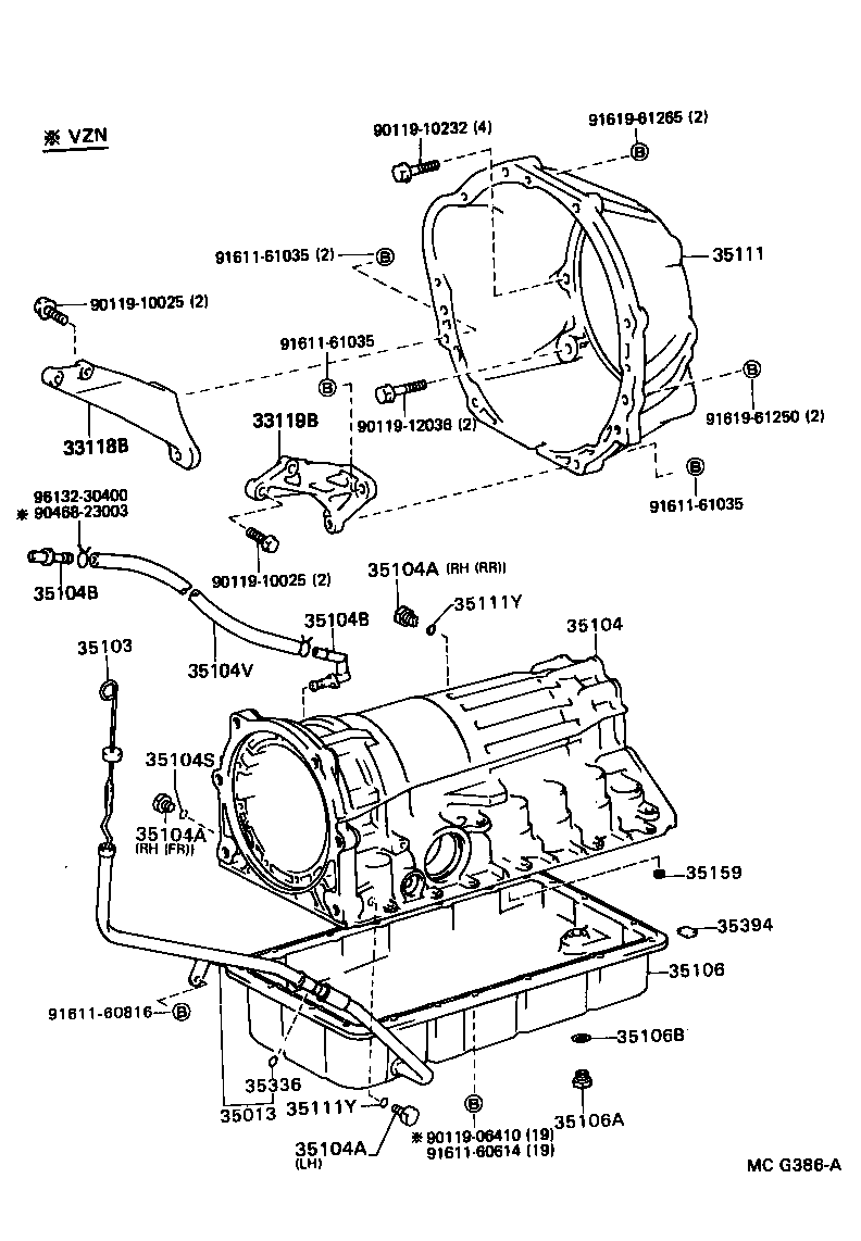 Toyota 35103-35200 GAGE SUB-ASSY, TRANSMISSION OIL LEVEL