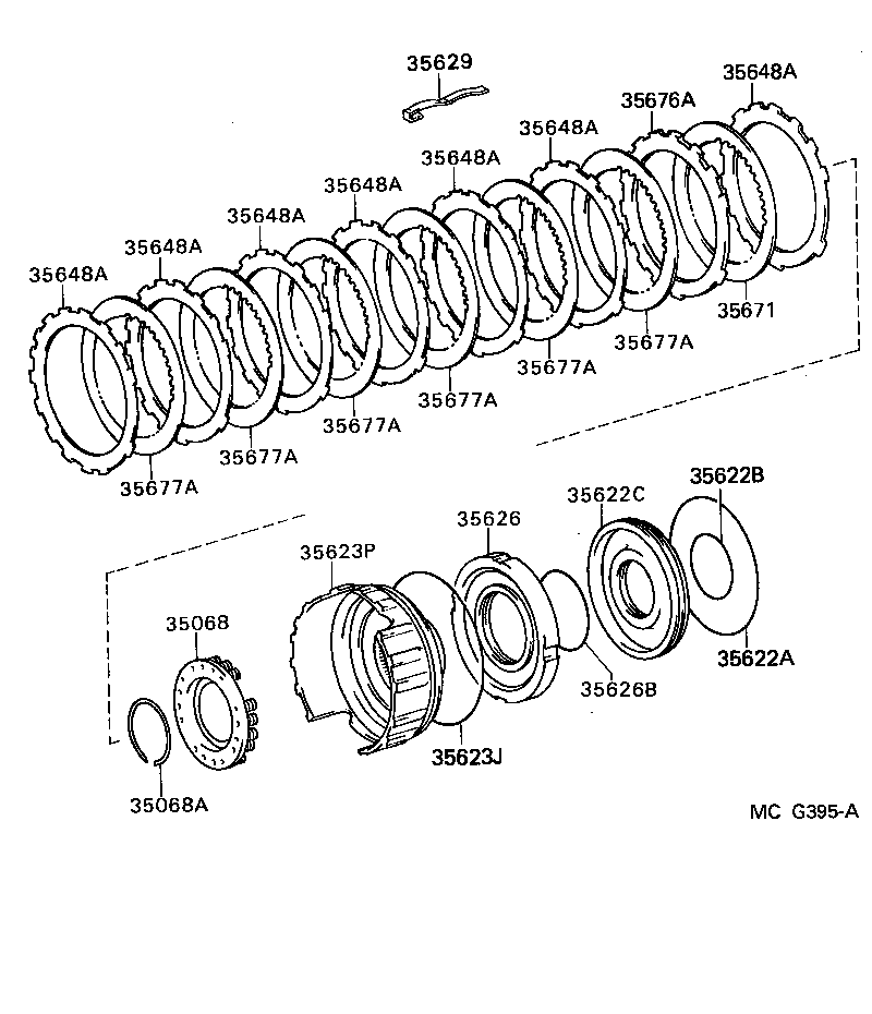 35629-22020 SPRING (1ST & REVS BRAKE PLATE STOPPER) product image