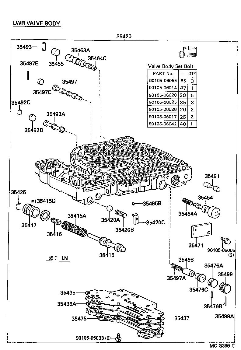 35410-35371 BODY ASSY, TRANSMISSION VALVE product image