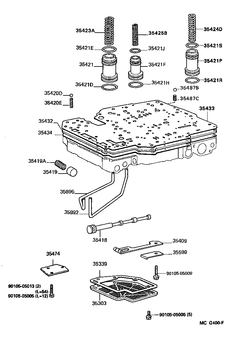 Toyota 35416-30030 PLUNGER, PRIMARY REGULATOR VALVE, NO.1