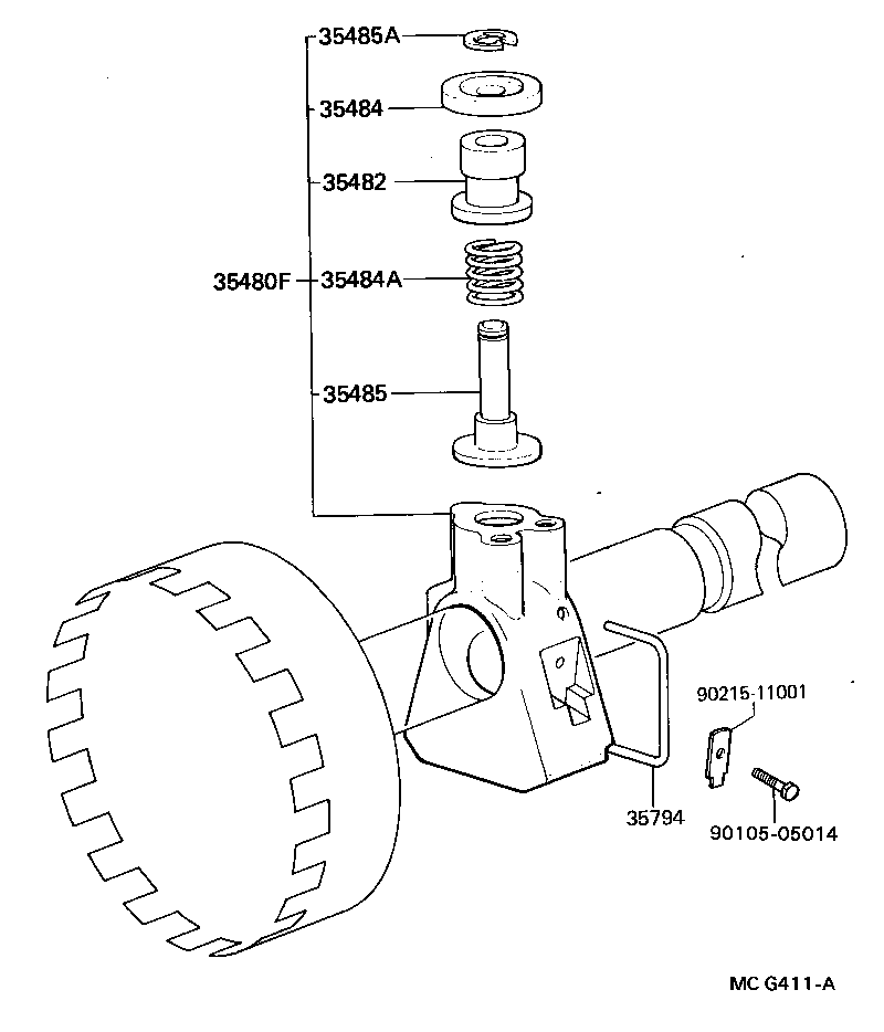 Toyota 90501-09030 SPRING, COMPRESSION (FOR GOVERNOR WEIGHT)