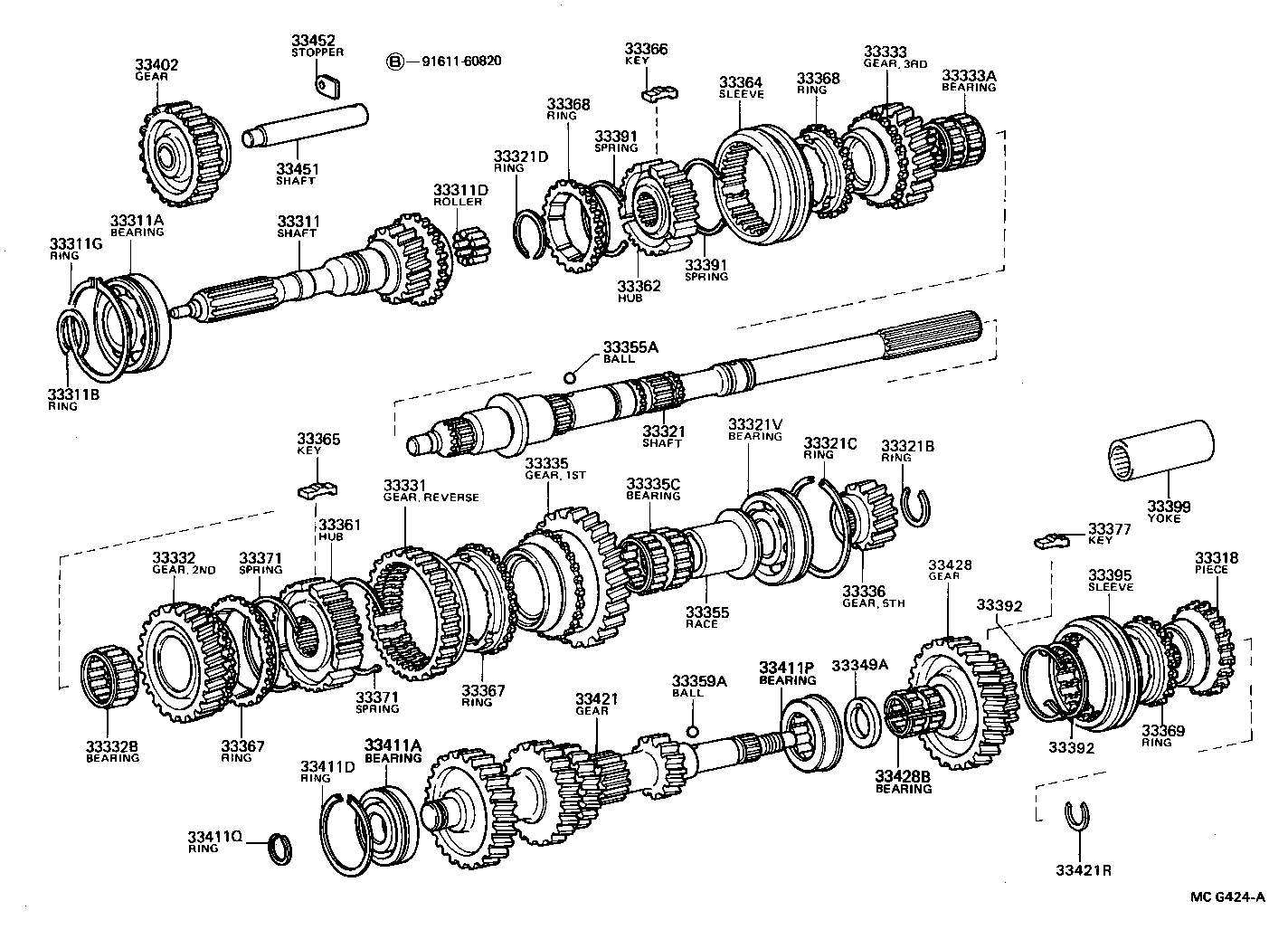 33367-60040 RING, SYNCHRONIZER, NO.1 product image