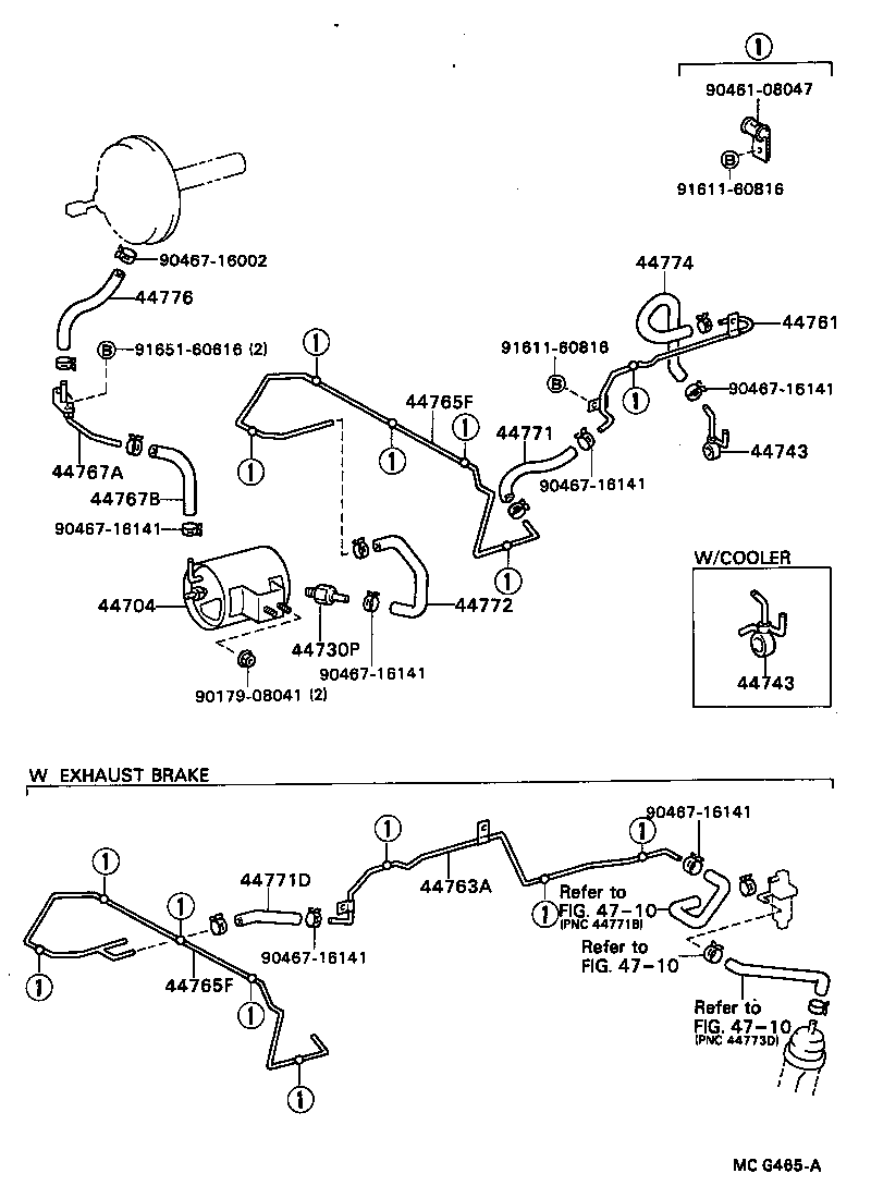 44610-36210 BOOSTER ASSY, BRAKE product image