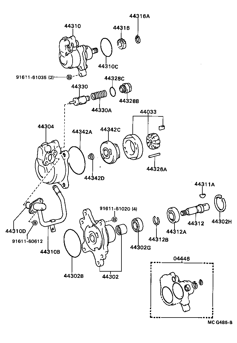 44320-36060 PUMP ASSY, VANE product image