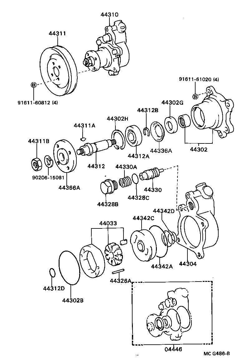 44320-36060 PUMP ASSY, VANE product image