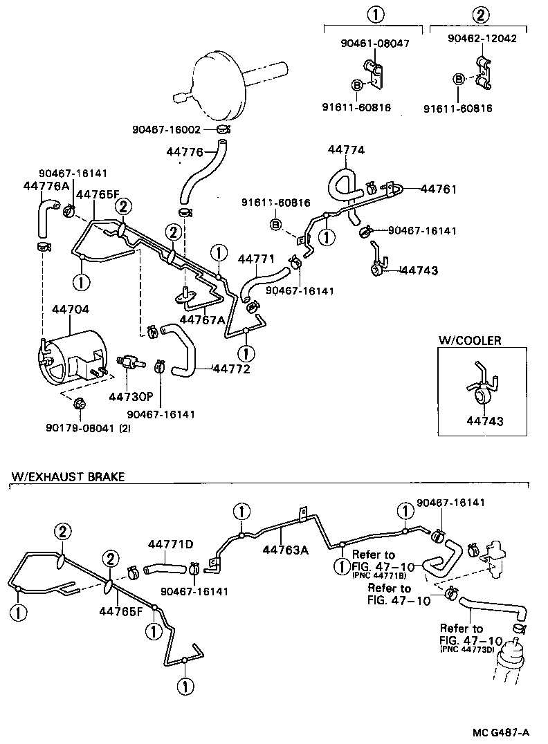 44610-36210 BOOSTER ASSY, BRAKE product image
