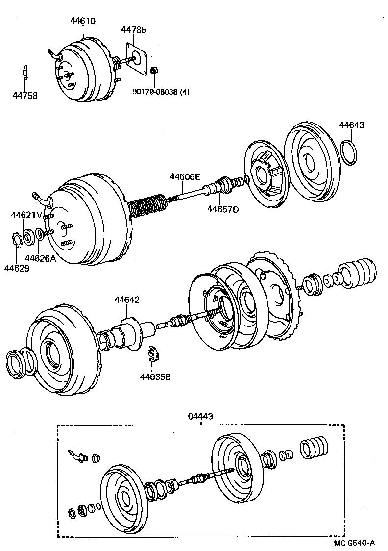 Toyota 44772-35220 HOSE, CHECK VALVE TO BRAKE BOOSTER