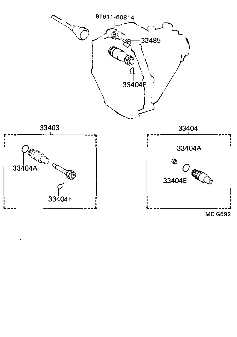 33482-29065 GEAR SUB-ASSY, SPEEDOMETER DRIVEN (MTM) product image